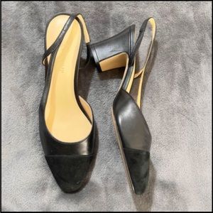 ivanka trump liah leather slingback shoes 8.5